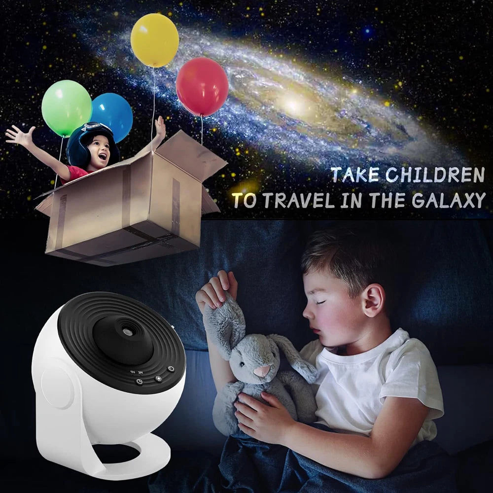 Star Projector Galaxy Light 12 in 1 Planetarium 360° Rotating Aurora Night Light Lamp for Bedroom Starry Sky Kids Adult Gift