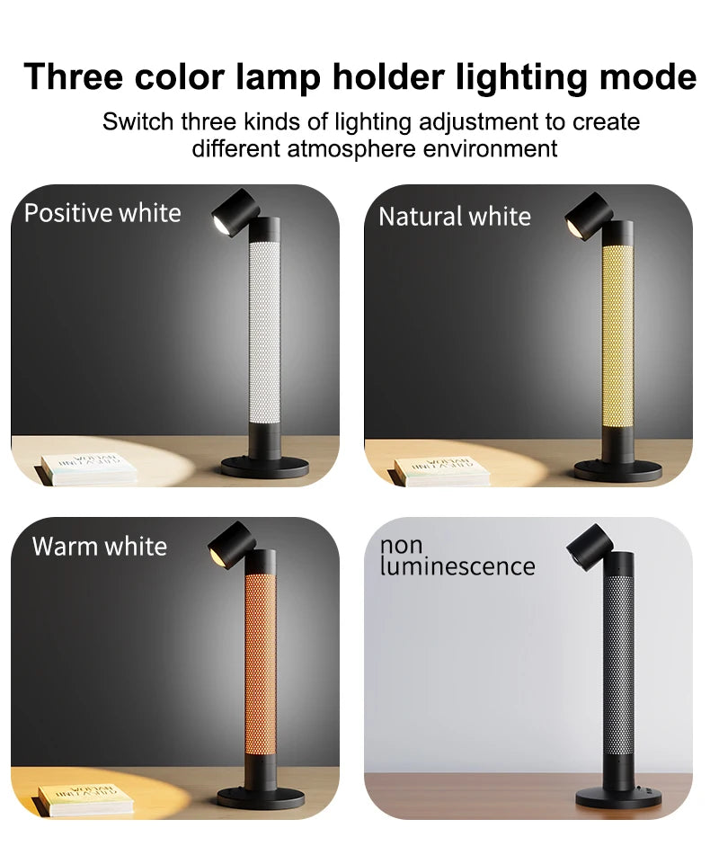 Smart Reading Table Lamp Tuya RGB Atmosphere Lamp Bedside Night Light Remote Control Voice Desk Lamp for Bedroom Study Decorate