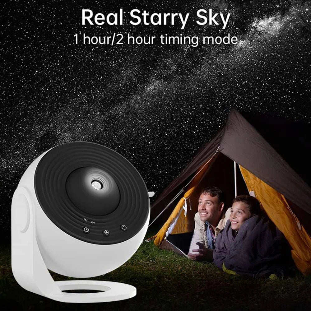 Star Projector Galaxy Light 12 in 1 Planetarium 360° Rotating Aurora Night Light Lamp for Bedroom Starry Sky Kids Adult Gift