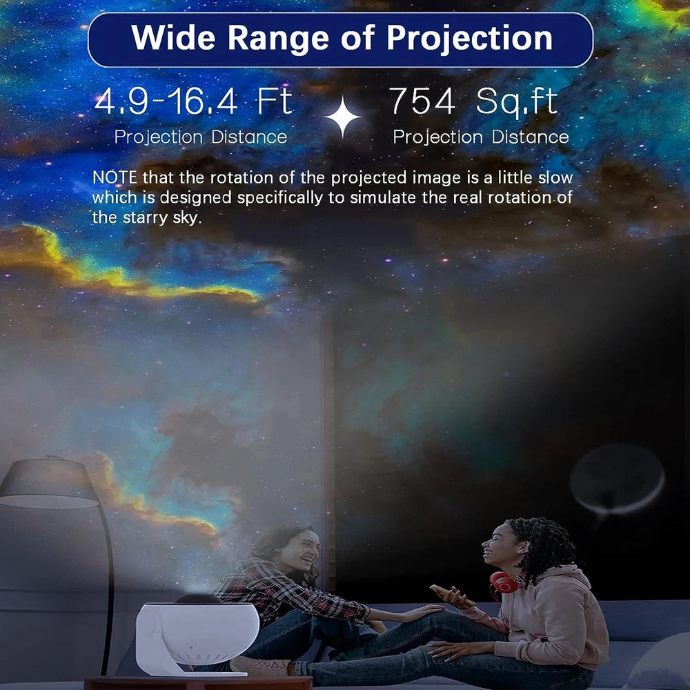 Star Projector Galaxy Light 12 in 1 Planetarium 360° Rotating Aurora Night Light Lamp for Bedroom Starry Sky Kids Adult Gift